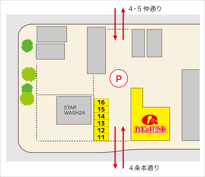 駐車場見取図